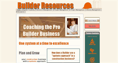 Desktop Screenshot of builder-resources.com